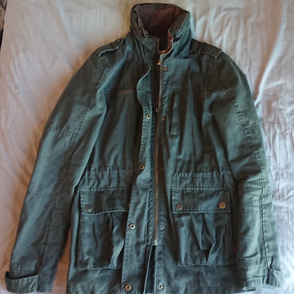 Fat Face Women's Sussex army green utility jacket